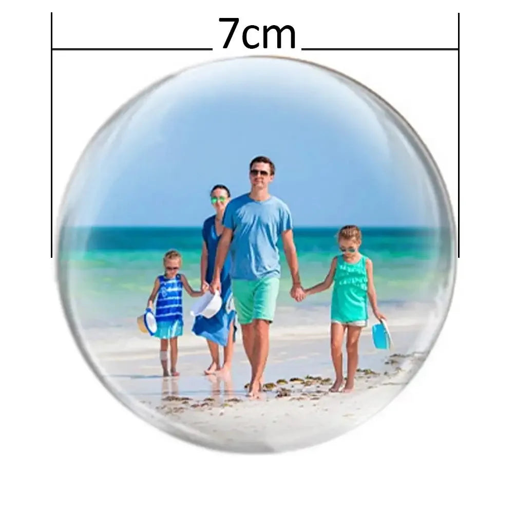 3D Video Crystal Ball DIY Memory Art Glass Ball Lamp Spherical Pixel Display 2.7inchs Screen 4GB Videos Player for Gift - Smarsty
