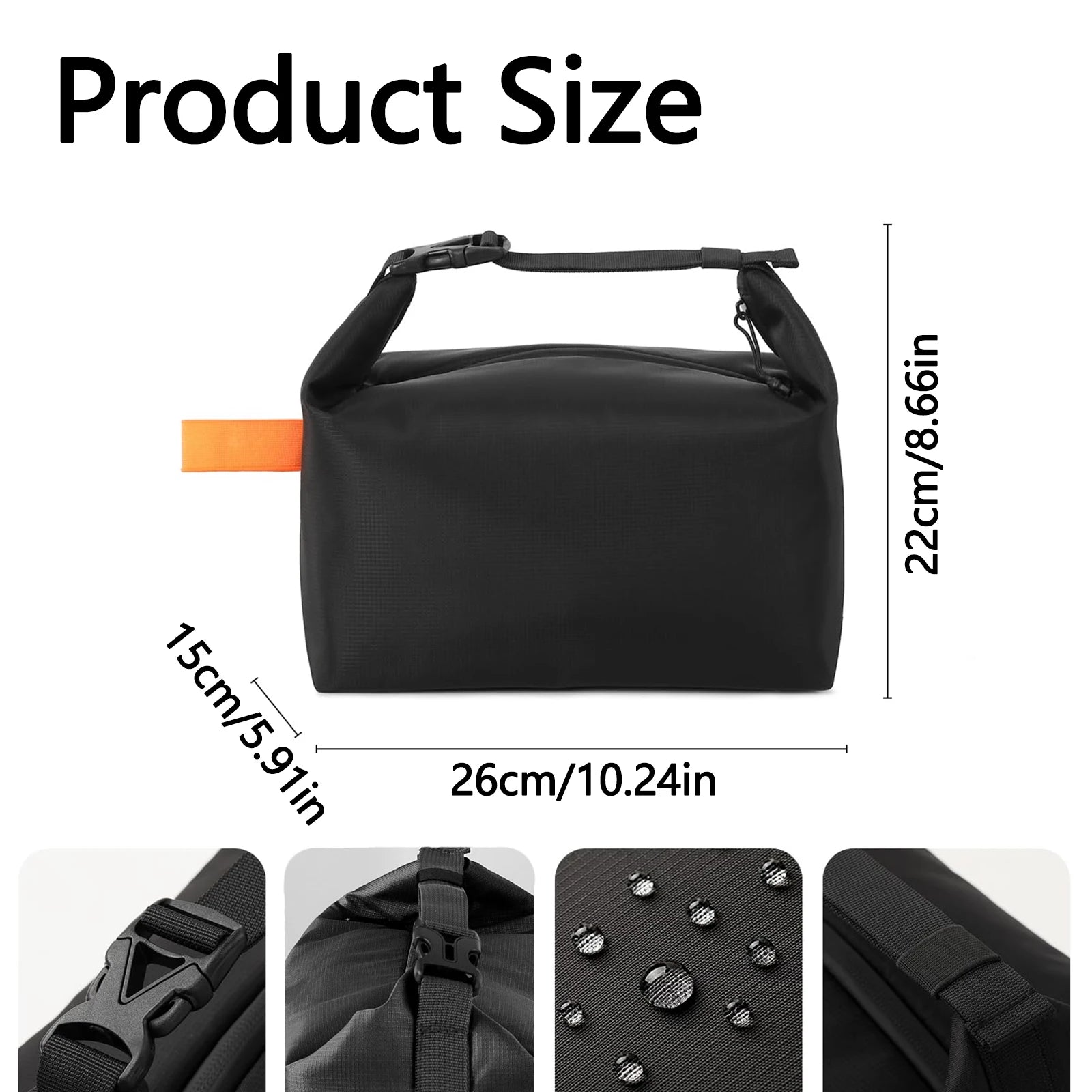 Insulated Lunch Bag Large Capacity Bento Tote For Office - Smarsty