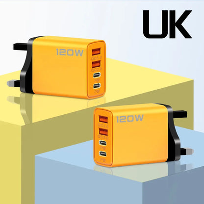 120W Fast USB C Charger With Dual PD Ports Protection - Smarsty