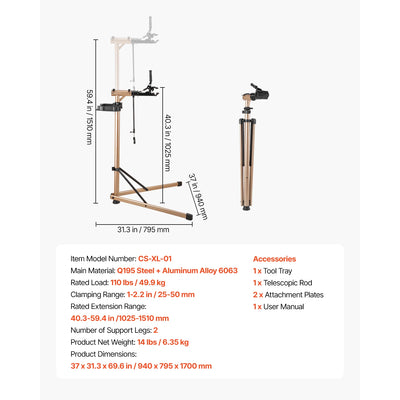 SucceBuy Bike Repair Stand 66/85/88/110lb Heavy-duty Bicycle Work Stand Foldable Bicycle Maintenance Rack for Mountain&Road Bike - Smarsty