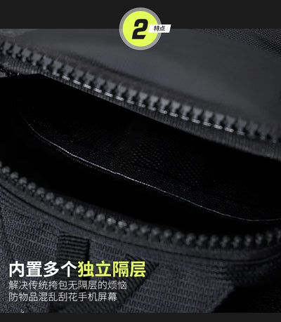 Unisex Chest Bag Crossbody With Large Capacity For Travel - Smarsty
