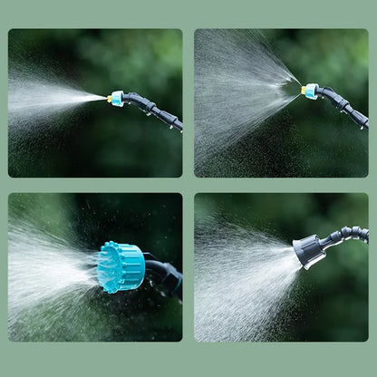 Portable Electric Sprayer with Adjustable Nozzles and Telescopic Handle - Smarsty