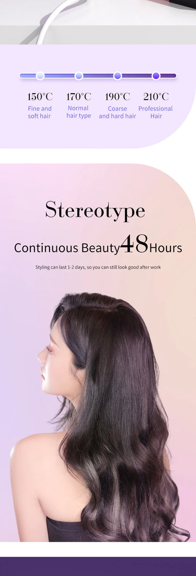 Large Volume Hair Curler with Negative Ion Technology - Smarsty