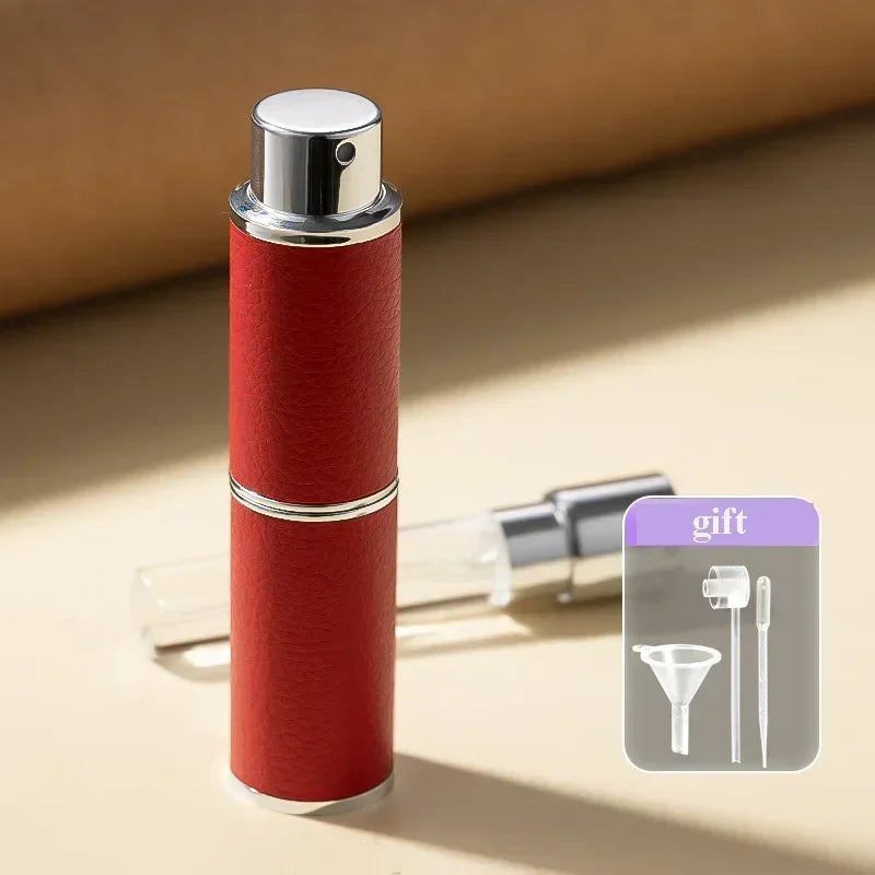 Portable Leather Perfume Atomizer Refillable Mini Spray Bottle - Smarsty