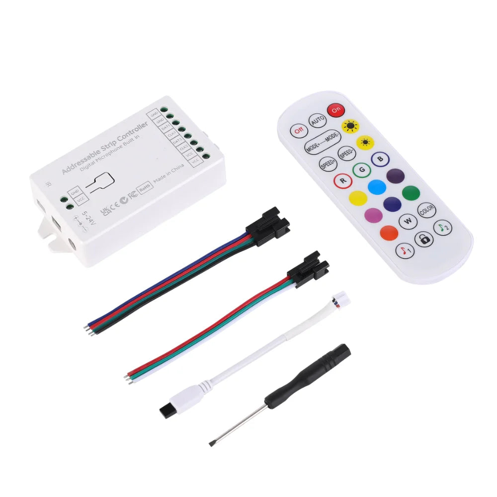 IoTorero WLED ESP32 Addressable Strip Controller With Remote - Smarsty