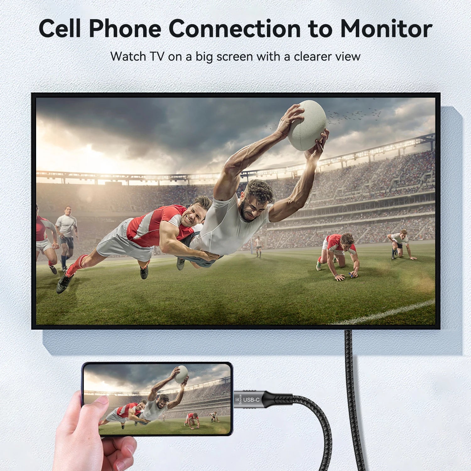 USB C to HDMI Cable 8K Excellence for MacBook and iPad - Smarsty