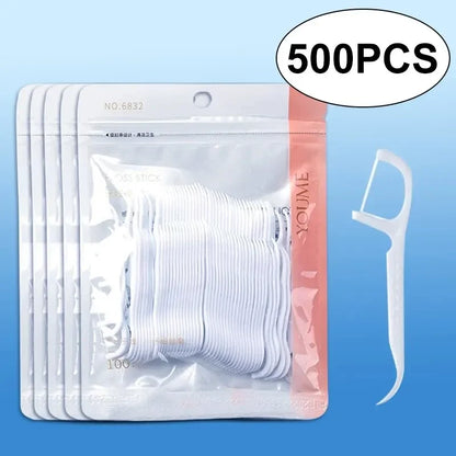 Disposable Dental Floss Sticks for Easy Oral Care - Smarsty