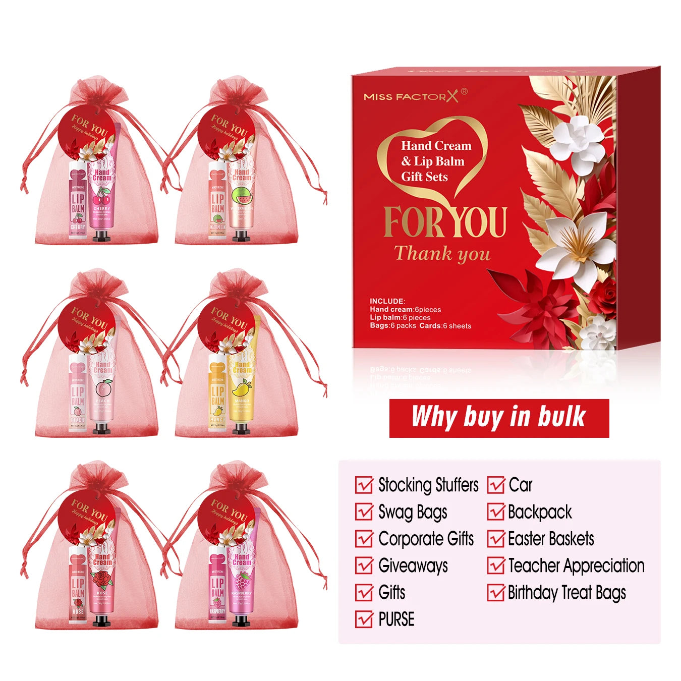 Bulk Lip Balm and Hand Cream Combo for Weddings - Smarsty