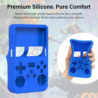 Color Silicone Case for R36S Game Console with Anti-Scratch Protection - Smarsty