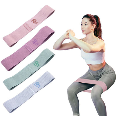 Hip Resistance Bands Anti-Slip Stretch Fitness Strips Portable Glute Thigh Elastic Bands Yoga Gym Equipment - Smarsty