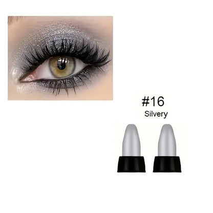 16 Colors Waterproof Pearlescent Eyeliner for Long-Lasting Makeup - Smarsty