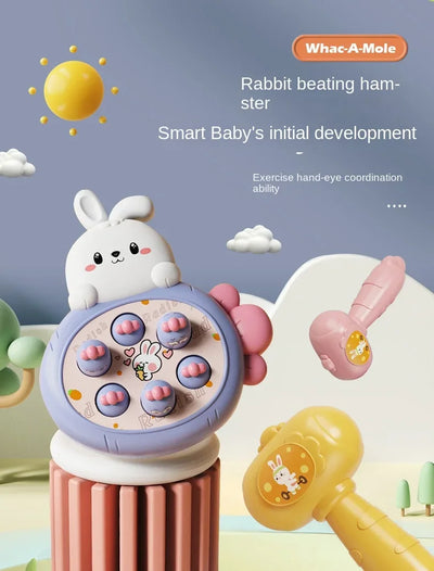 Cartoon Montessori Baby Toys Toddler Educational Birthday Gift Animal Theme Knocking Game Parent Child Board Hammering Game - Smarsty