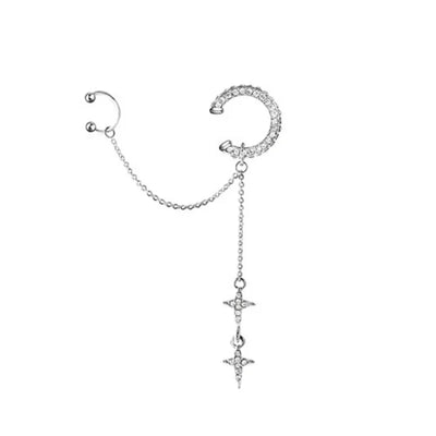 Fashion Minimalist Clip Earrings with Star Design for Women - Smarsty