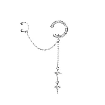 Fashion Minimalist Clip Earrings with Star Design for Women - Smarsty