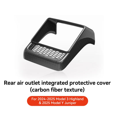 Rear Center Console Air Vent Cover Dust Shield for EV - Smarsty