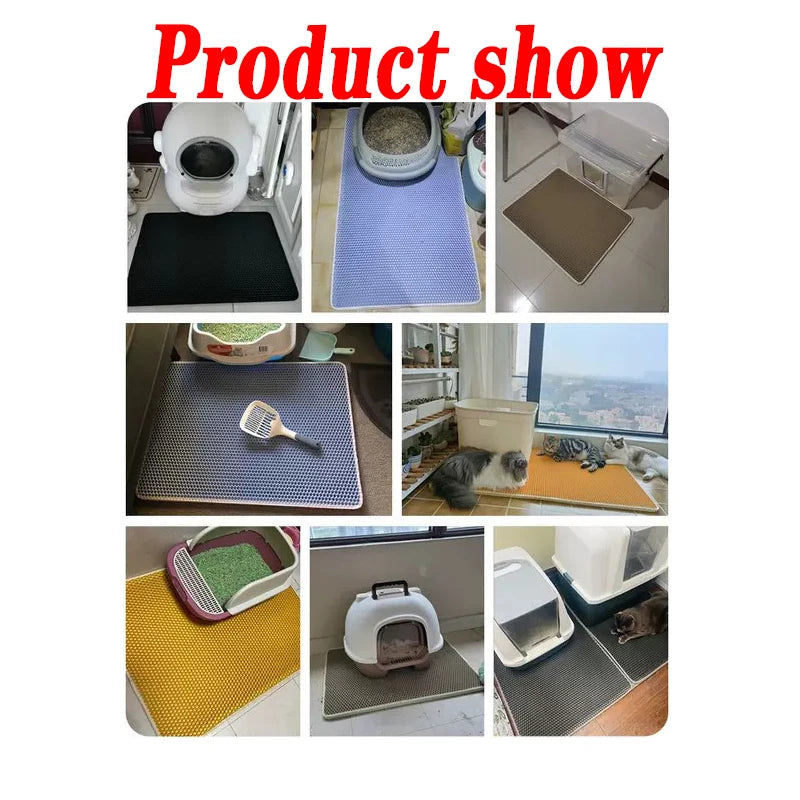 Waterproof Cat Litter Mat Non-Slip Easy Cleanup - Smarsty