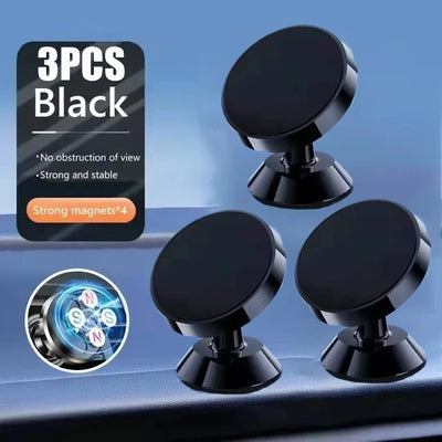 Magnetic Car Phone Holder With GPS Mount For Easy Access - Smarsty