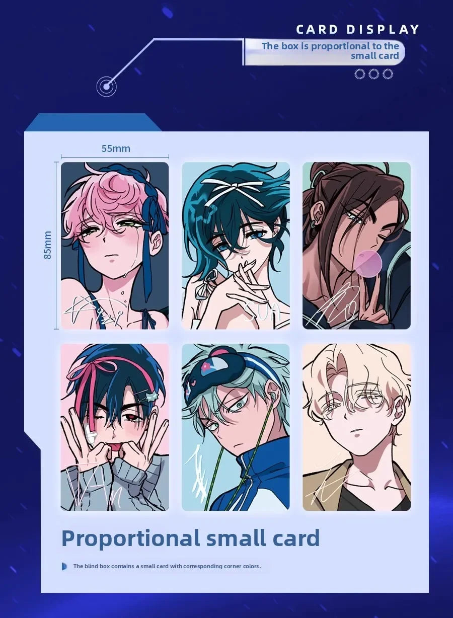 6PCS Blind Box Alien Stage Free Stage Series TILL Two-dimensional Animation Peripherals Collection Model Doll Surprise Gifts Toy by Smarsty