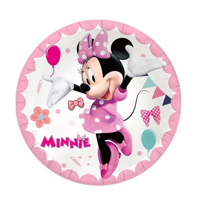 Minnie Mouse Birthday Party Disposable Tableware Set - Smarsty