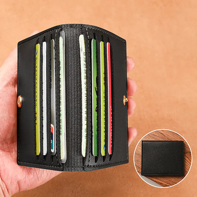 1Pc Card Bag Slim And Compact Bank ID Card Case Driver's License Wallet Simple And Anti Demagnetization Card Holder - Smarsty