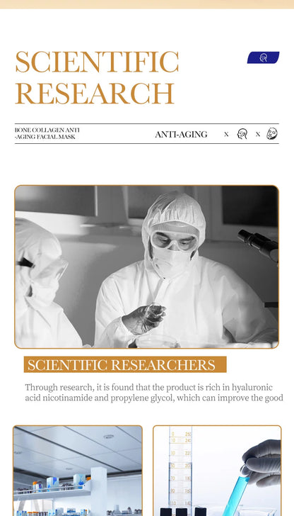 10PCS Collagen Anti Wrinkle Facial Mask Anti Aging Fade Fine Lines Firm Skin Moisturizing Brightening SkinCare Korean Cosmetics