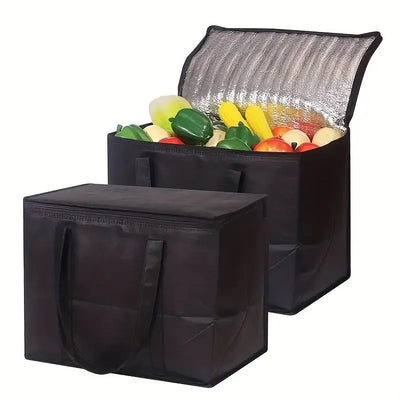 Insulated Grocery Bag Large Capacity Foldable Reusable - Smarsty