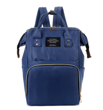 New Fashion Oxford Multi Functional Wear Resistant Insulation Large Capacity Zipper Mommy Bag Backpack for Travel - Smarsty