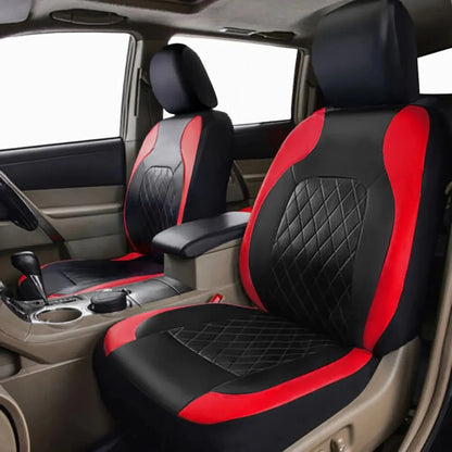 All Season Quilted PU Leather Car Seat Cover Waterproof - Smarsty