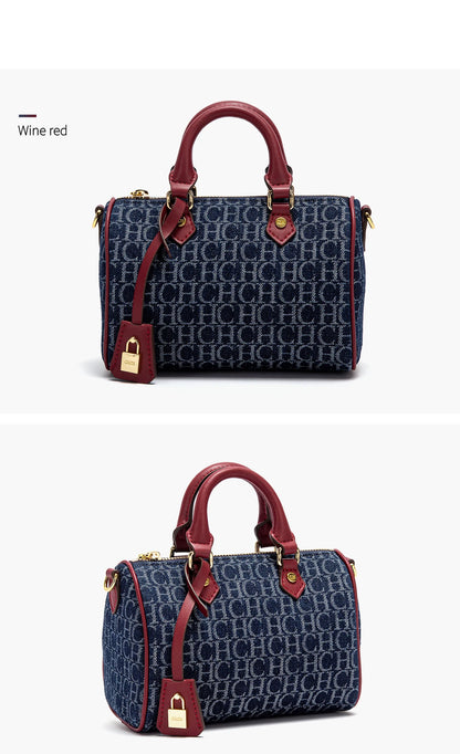 Women Shoulder Bag 2025 Cowboy Splicing Pillow Handbag - Smarsty