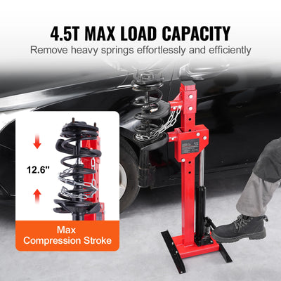 SucceBuy Strut Spring Compressor 4.5 Ton/9920 LBS Hydraulic Jack 1 Ton Rated Compression Force Auto Strut Coil Spring Compressor - Smarsty