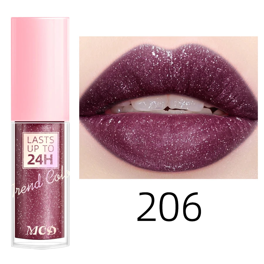 18 Colors Long Lasting Waterproof Lip Gloss Moisturizer - Smarsty