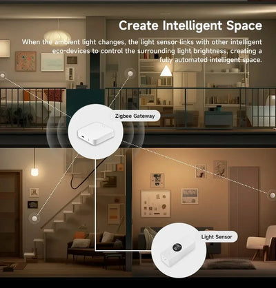 Tuya ZigBee Light Sensor for Smart Home Automation - Smarsty