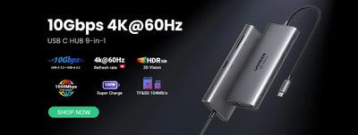 USB C Hub 4 Ports USB 3.0 UltraSlimDock For MacBook - Smarsty