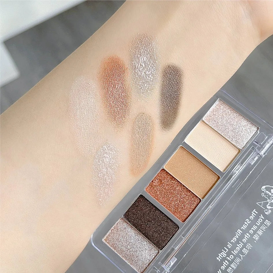 Glitter Eyeshadow Palette Brightening Waterproof Matte Finish - Smarsty