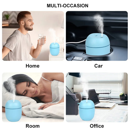 USB Mini Humidifier With Aroma Diffuser And LED Light - Smarsty
