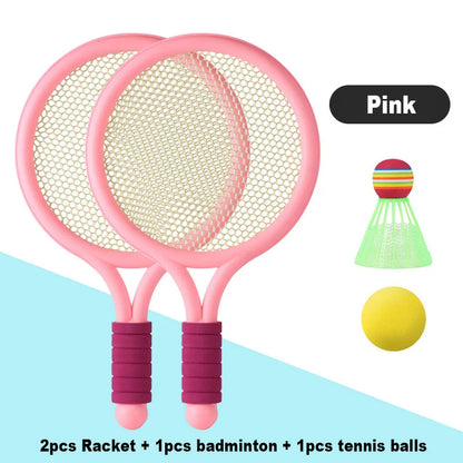 Racket Tennis for Children Outdoor Sports Badminton Racket Kindergarten Toy Set for 3-12years Old Badminton Sets by Smarsty