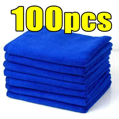 Microfiber Cleaning Cloths Lint Free Microfiber Cleaning Towel Cloths Reusable Cleaning Towels w/ Super Absorbent for Car Window - Smarsty