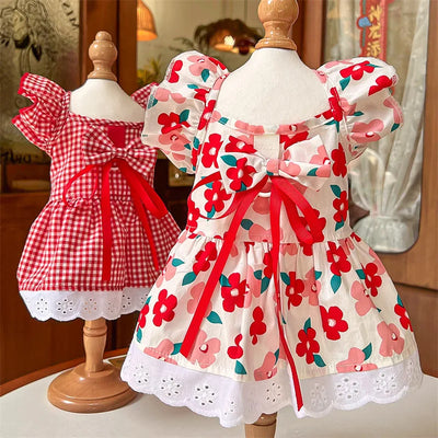 Floral Summer Pet Dress for Dogs and Cats - Smarsty