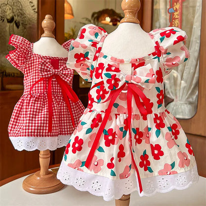 Floral Summer Pet Dress for Dogs and Cats - Smarsty