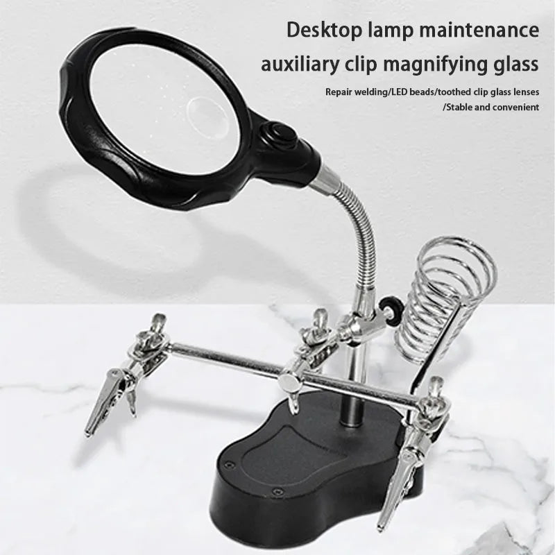 Lighted Magnifying Glass for Mobile Phone Repair - Smarsty