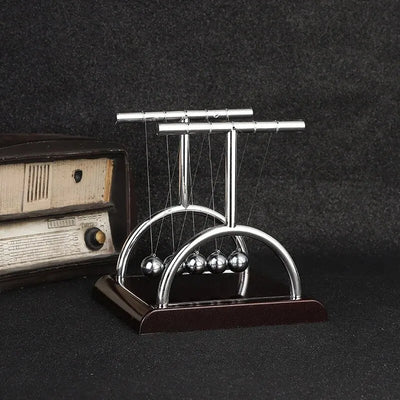 Newton's Cradle Balance Steel Ball Teaching Supplies Physics Science Pendulum Desktop Toys Stress Relief Gifts Home Decoration - Smarsty
