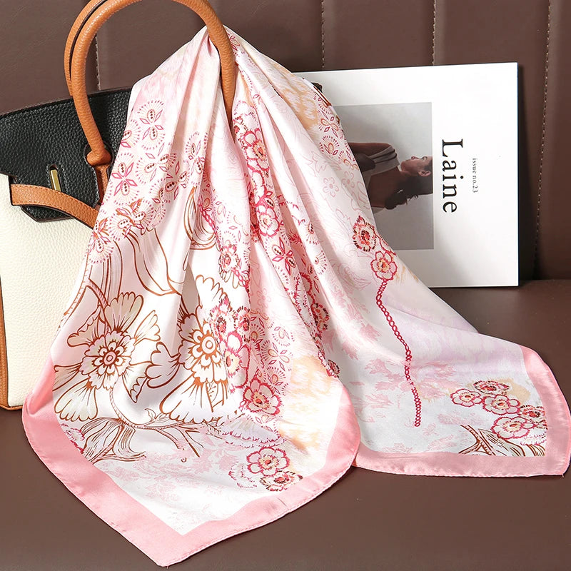 Luxury Silk Hijab Hair Bands With Sun Protection - Smarsty