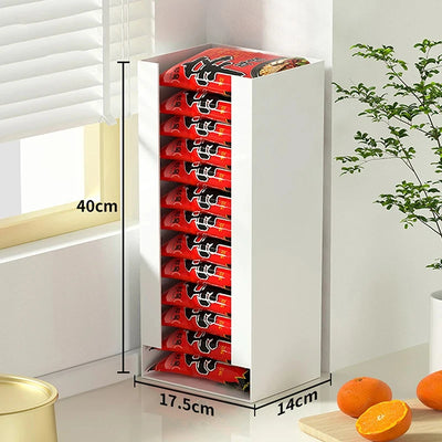 Korea Ramen Storage Box Kitchen Instant Noodle Cup Tissue Storage Bins Facial Mask Storage Box Multi-function Tabletop Organizer by Smarsty