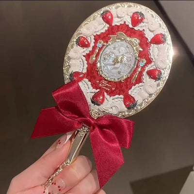 Flower Knows Angel Series Handheld Mirror Stylish and Portable - Smarsty