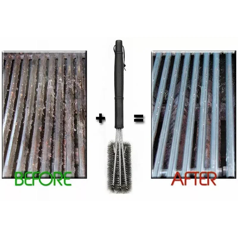 Stainless Steel BBQ Grill Brush for Easy Cleaning - Smarsty