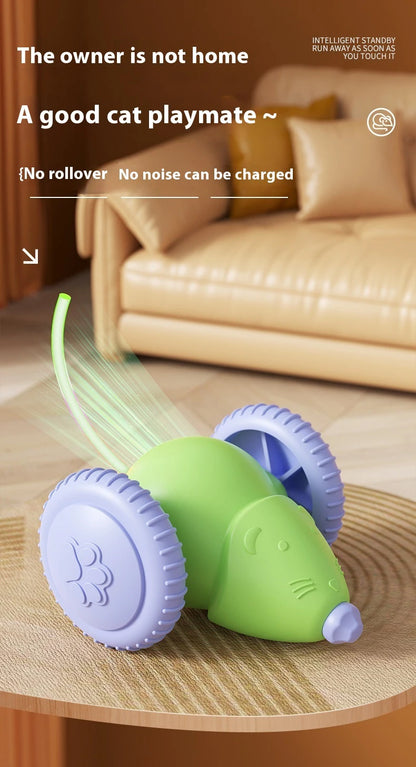 Interactive Electric Mouse Toy for Cats with Obstacle Avoidance - Smarsty