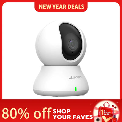 2.4＆5G WiFi Indoor Camera, 2K, 360° PTZ Pet Dog IP CCTV Camera with Phone App, 2-Way Talk, Night Vision, for Home Securi