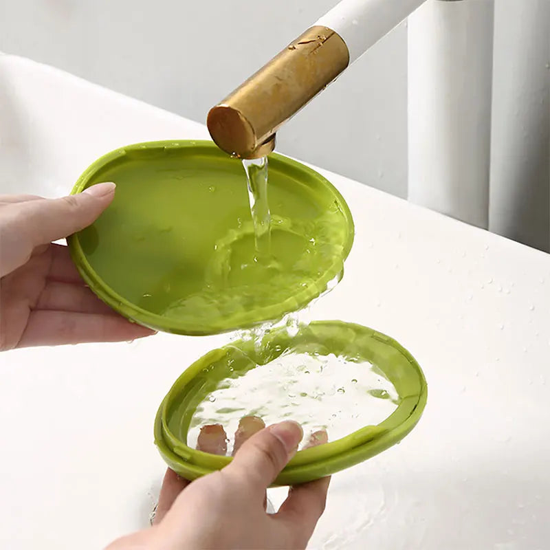 1/4Pcs Silicone Lid Vegetable Crisper Food Storage Box for Scallion  Fruits Kitchen Storage Organization Reusable Accessories