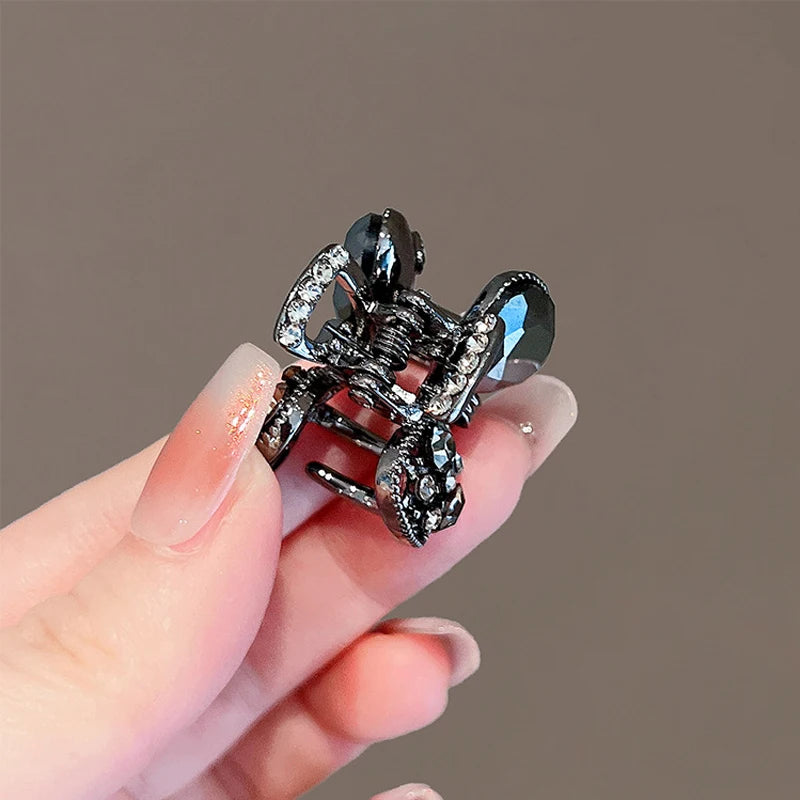 Korean Alloy Rhinestone Hair Claw For Women Elegant - Smarsty