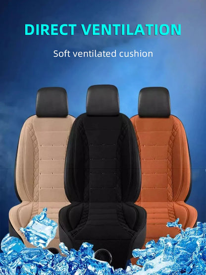 Car Seat Cooling Cushion With USB Powered Fan Three Speed - Smarsty
